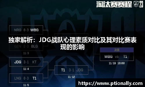 独家解析：JDG战队心理素质对比及其对比赛表现的影响