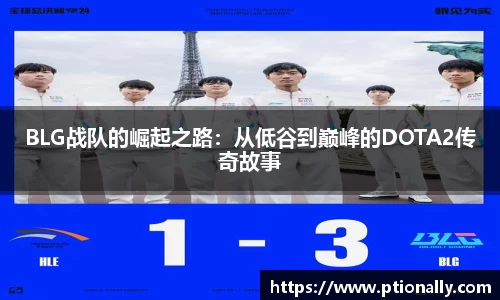 BLG战队的崛起之路：从低谷到巅峰的DOTA2传奇故事